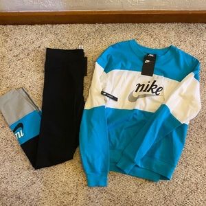 Nike Crewneck and leggings